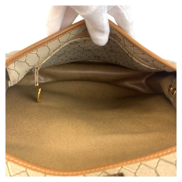 CHRISTIAN DIOR Vintage Brown Leather Shoulder Bag - Picture 10 of 10